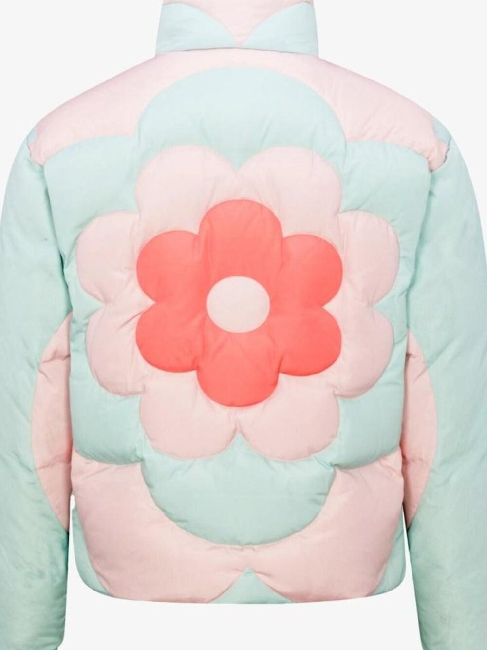 YITAI Men's Pastel Bloom Puffer Jacket